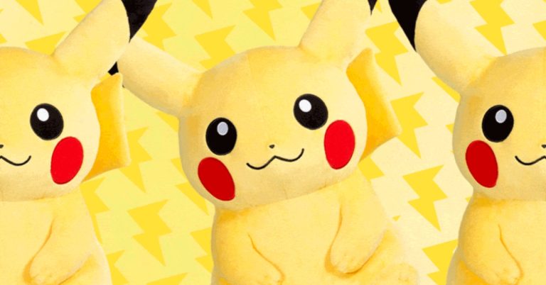 Questo peluche Pikachu molto grande è ora disponibile per il preordine al prezzo di $ 199,99